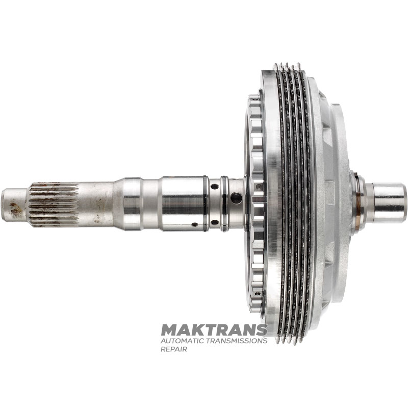 Барабан ENGINE Clutch MAZDA Hybrid 8-speed transmission RZ44 - загальна довжина валу 222 мм, 5 фрикційних дисків (загальна товщина комплекту 23.55 мм)