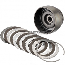 Барабан FORWARD Clutch FORD A4LD, 4R44E, 4R55E, 5R55E, 5R55N, 5R55S, 5R55W 90DT-7A511-DA - 5 фрикційних дисків (загальна толщина комплекту 22.00 мм)