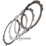 Комплект стальных дисков Low / Reverse Clutch FORD 6F15, 6F35 / GM 6T40, 6T45 — 2 стальних диска, 1 опорный, 1 пружинный, (общая толщина комплекта 12.20 мм)