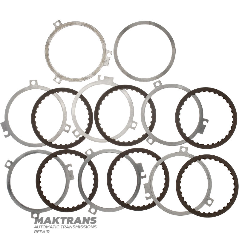 Комплект дисків B2 Brake 01M, 01N, 01P, 096, 097, 098, 099, AR4, AD4, AD8 - 6 фрикційних дисків (загальна товщина комплекту 26.55 мм)
