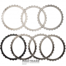 Комплект стальных дисков Low / Reverse, D Clutch FORD 6R60, 6R75, 6R80 — 5 стальных дисков, (общая толщина комплекта 14.45 мм)