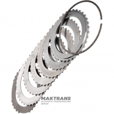 Комплект сталевих дисків FORWARD Clutch FORD 4R70 4R75 - 5 сталевих дисків (товщина 1.77 мм), 1 опорний диск (товщина 5.55 мм / 3 мм)