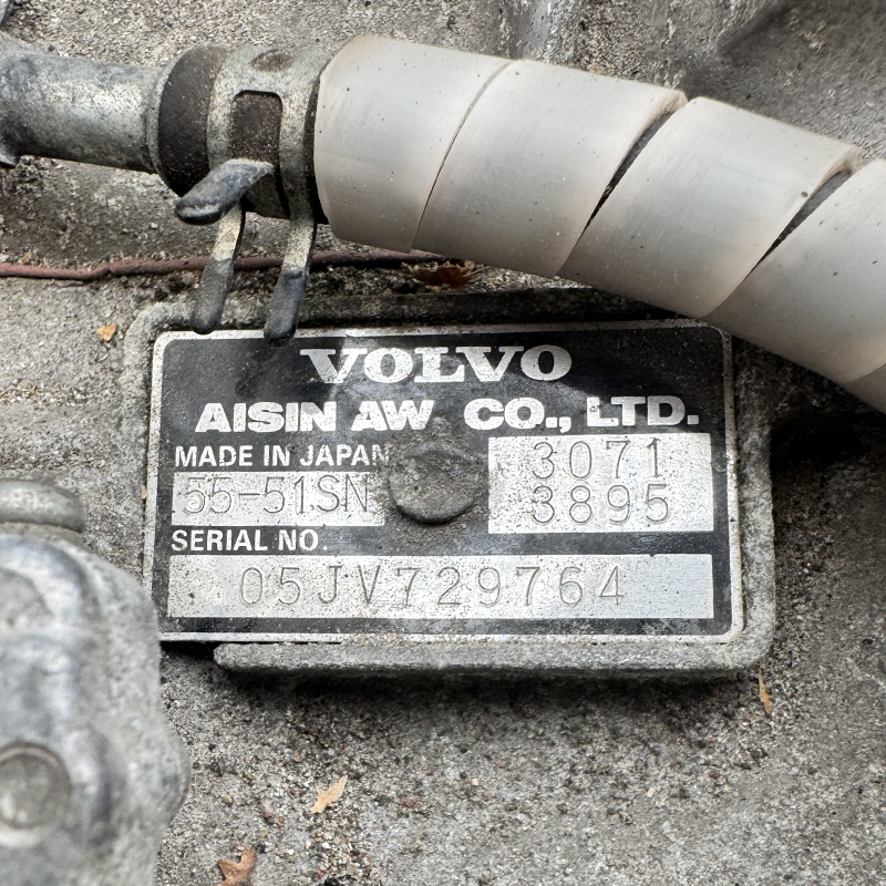 Автоматична трасмісія в зборі (з ГДТ 43A240) AW55-51SN 2WD - 30713895 (Volvo V50 2.4L), з електронним блоком 30735596
