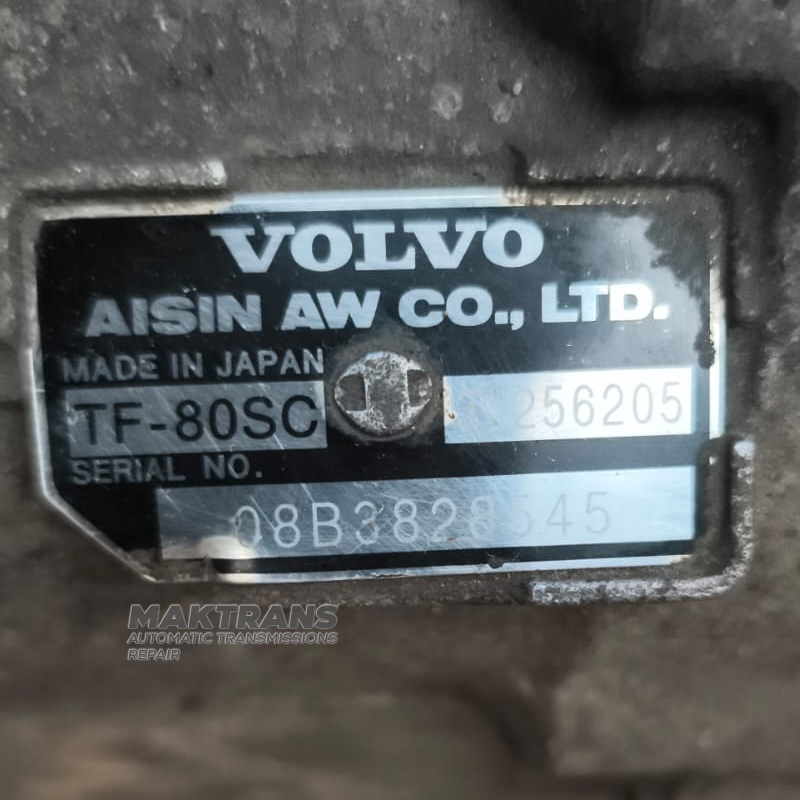 Автоматическая трасмиссия в сборе с гидротрансформатором TF-80SC (AF40) 2WD — 31256205 (Volvo V70 3, 2.4L)