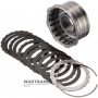 Барабан Direct Clutch FORD 5R55N, 5R55S, 5R55W, 1L2P-7D047-CA - 10 односторонніх, фрикційних дисків (загальна товщина 26.15 мм)