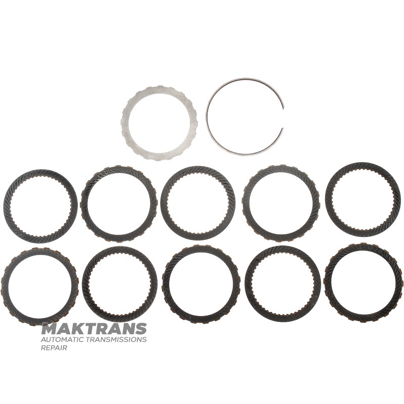 Барабан Direct Clutch FORD 5R55N, 5R55S, 5R55W, 1L2P-7D047-CA - 10 односторонніх, фрикційних дисків (загальна товщина 26.15 мм)