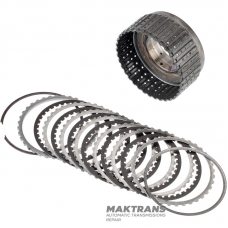 Барабан Low Clutch JATCO JF405E 4543002711 - 6 фрикційних дисків (загальна товщина комплекту 22.20 мм)