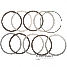 Комплект стальных и фрикционных дисков C3 Clutch Aisin Warner AWF8G45 — 4 фрикционных диска (общая толщина коплекта 18.40 мм)
