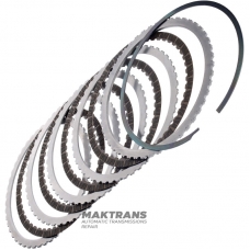 Комплект стальных и фрикционных дисков C3 Clutch Aisin Warner AWF8G45 — 4 фрикционных диска (общая толщина коплекта 18.40 мм)