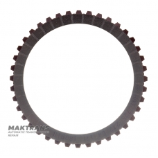 Диск фрикційний (односторонній, нар. зуби) K81 Clutch Mercedes-Benz (AMG) 725.0, NISSAN GE9R01A, JATCO JR913E A7252720537 — (вн. Ø139 мм, товщина 2.10 мм, 40 зубів)