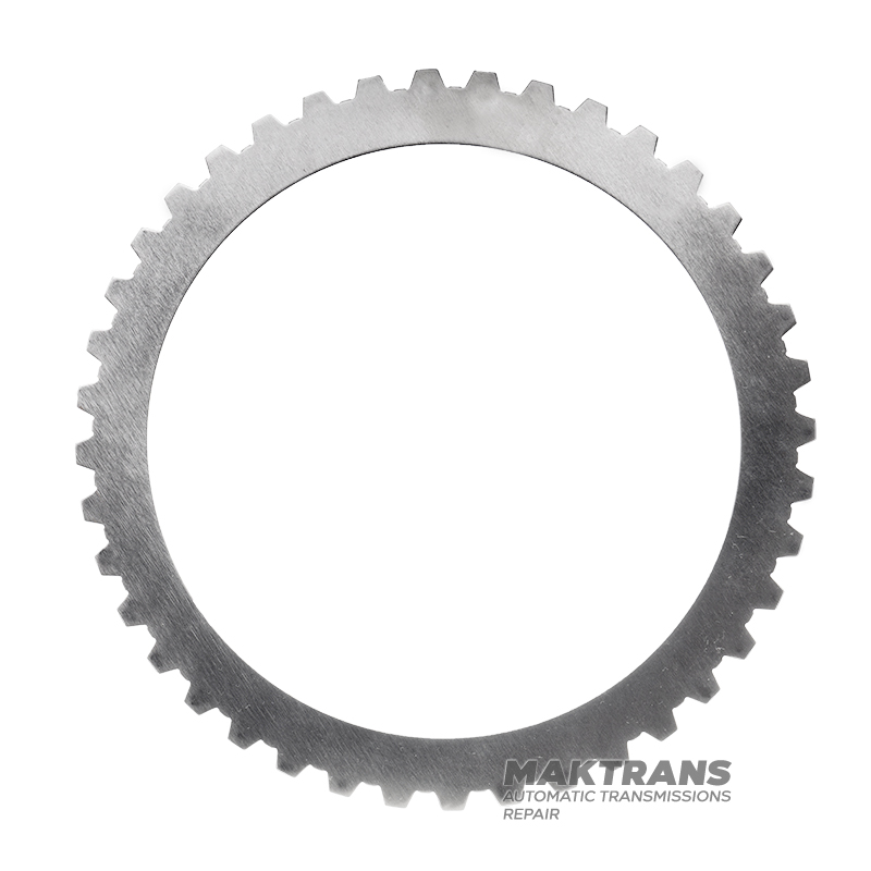 Диск фрикционный (односторонний, нар. зубья)  K81 Clutch Mercedes-Benz (AMG) 725.0, NISSAN GE9R01A, JATCO JR913E A7252720537 — (вн. Ø139 мм, толщина 2.10 мм, 40 зубьев)