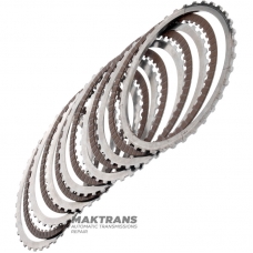 Комплект стальных и фрикционных дисков K38 Clutch Mercedes-Benz 725.0 — A7252721100, A7252728302, 6 фрикционных дисков (общая толщина комплекта 30.50 мм)