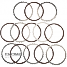 Комплект сталевих та фрикційних дисків K38 Clutch Mercedes-Benz 725.0 - A7252721100, A7252728302, 6 фрикційних дисків (загальна товщина комплекту 30.50 мм)