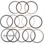 Комплект сталевих та фрикційних дисків K38 Clutch Mercedes-Benz 725.0 - A7252721100, A7252728302, 6 фрикційних дисків (загальна товщина комплекту 30.50 мм)