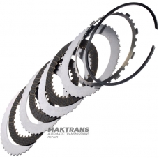Комплект сталевих та фркіційних дисків ENGINE / STARTING Clutch Mercedes-Benz 725.0 Hybrid A2052500052, A2222500152 - 3 фрикційні диски (загальна товщина комплекту 14.45 мм)