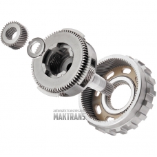 Вхідний вал / планетарна передача FORD HF45 eCVT LX68-7D055-BA, HG9P-7A153-AA, HG9P-7H535-AA - 4 сателіти (26 зубів), загальна висота 152 мм (21 шліц, нар.Ø 2)