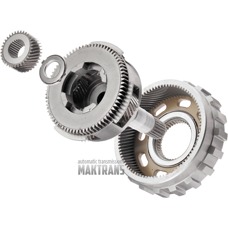 Вхідний вал / планетарна передача FORD HF45 eCVT LX68-7D055-BA, HG9P-7A153-AA, HG9P-7H535-AA - 4 сателіти (26 зубів), загальна висота 152 мм (21 шліц, нар.Ø 2)