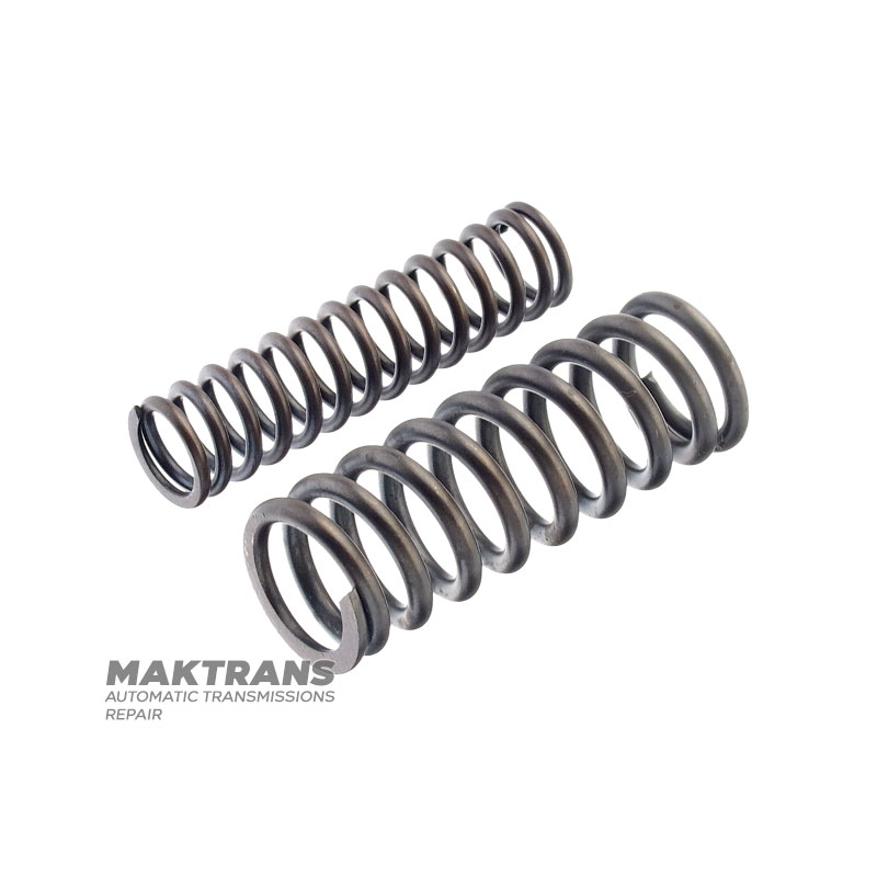 Комплект зворотних пружин поршня гідроакумулятора C1 Clutch 9050121040, 9050120173 - пружина зовнішня (довжина 46.80 мм, діаметр прутка 2.45 мм), пружина внутрішня (довжина 45.10 мм, діаметр прутка)