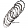 Комплект стальных и фрикционных B1 Brake TOYOTA / LEXUS A750E, A750F, A760E, A760F — 3 фрикционных диска (общая толщина комплекта 16 мм)