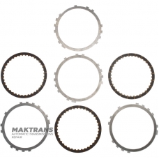 Комплект сталевих та фрикційних B1 Brake TOYOTA/LEXUS A750E, A750F, A760E, A760F, 3568160010, 3569160010 — 3 фрикційні диски (загальна товщина комплекту 16 мм)