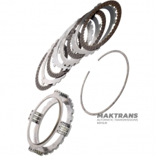 Комплект стальных и фрикционных дисков B2 Brake TOYOTA / LEXUS A750E, A750F, A760E, A760F 3569260010, 3568250010 — 4 фрикционных диска (общая толщина комплекта 19.10 мм)