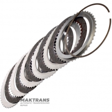 Комплект сталевих та фрикційних дисків D Clutch FORD 10R140 LC3Z-7B164-B, LC3Z-7G474-A – 5 фрикційних дисків (загальна товщина комплекту 23.45 мм/27.85 мм)