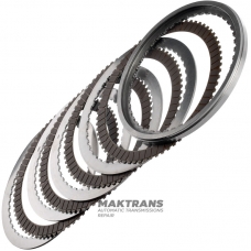 Комплект сталевих та фрикційних дисків F Clutch FORD 10R140 LC3Z-7B164-D, LC3Z-7E313-A — 4 фрикційні диски (загальна товщина комплекту 24.70 мм)