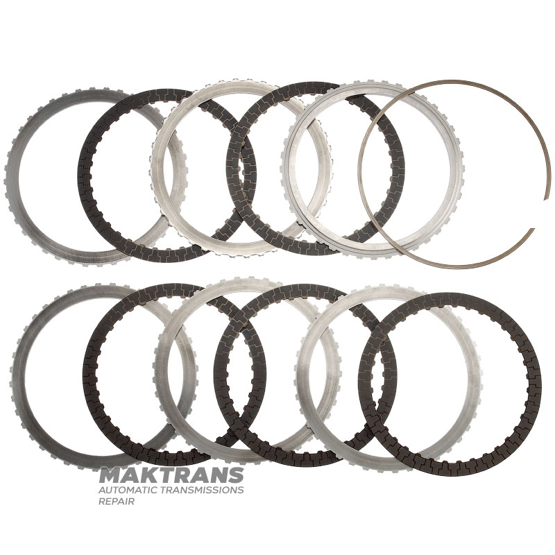 Комплект стальных и фрикционных дисков С Clutch FORD 10R140 LC3Z-7H095-A, LC3Z-7B442-C — 5 фрикционных дисков (общая толщина комплекта 32.15 мм)