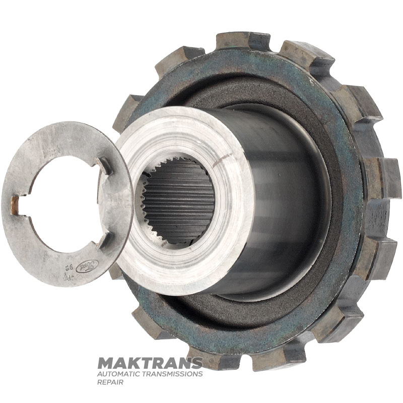 Паркувальна шестерня FORD 4R44E, 4R55E, 5R44E, 5R55E F7RZ-7A233-BA, F77Z-7B368-AA — 13 зубів (нар.Ø 113.30 мм), 33 шліци, нар.Ø корпусу 61