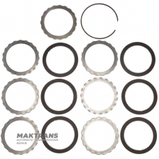 Барабан FORWARD Clutch FORD A4LD, 4R44E, 4R55E, 5R55E, 5R55N, 5R55S, 5R55W 91DT-7A511-EB - з тефлоновими кільцями на ступиці, 6 фрикційних дисків (2 фрикційних дисків)