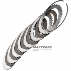 Комплект сталевих та фрикційних дисків DIRECT Clutch FORD AOD, AODE, AODE-W, 4R70W, 4R75E, 4R75W F6AZ-7B442-AA, F8AZ-7B164-BA, 6 фрикційних дисків, (загальна товщина комплекту 27).