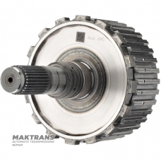 Вихідний вал, барабан K27 Clutch Mercedes-Benz 725.0 AMG A2902701300 - довжина валу 135 мм, 30 шліців (нар.Ø 31.70 мм), барабан K27 (7 фрикіцонних дисків)