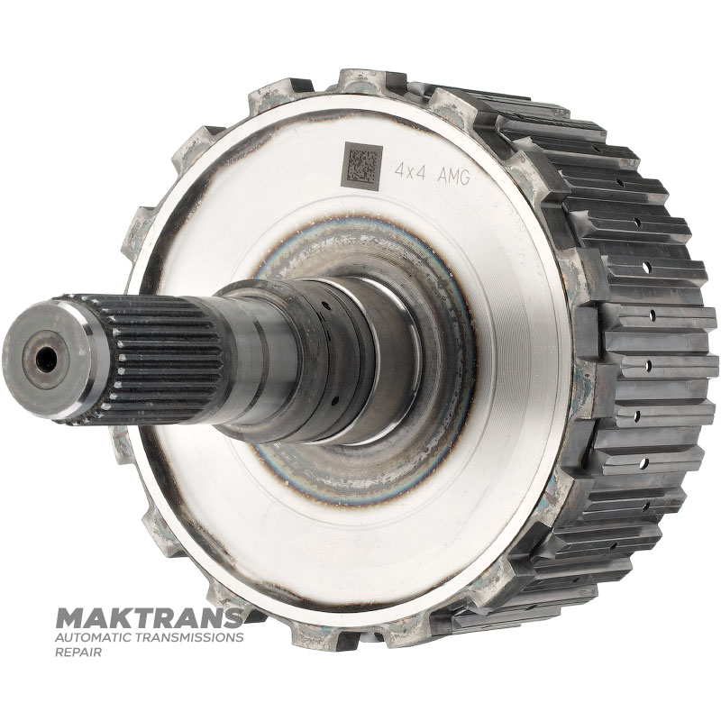 Выходной вал, барабан K27 Clutch Mercedes-Benz 725.0 AMG A2902701300 — длина вала 135 мм, 30 шлицев (нар.Ø 31.70 мм), барабан K27 (7 фрикицонных дисков)