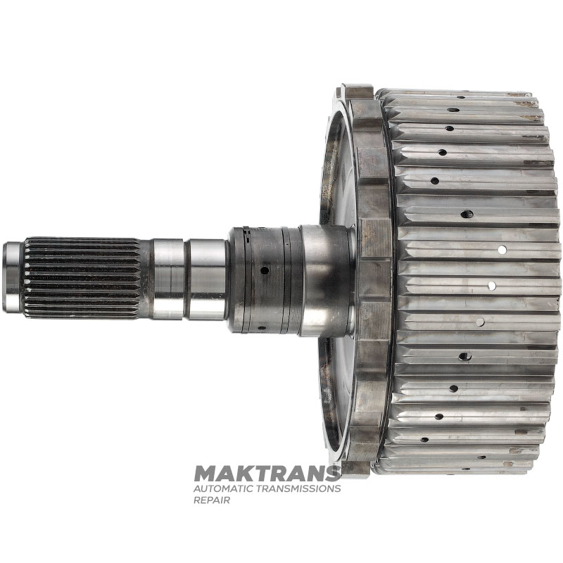 Выходной вал, барабан K27 Clutch Mercedes-Benz 725.0 AMG A2902701300 — длина вала 135 мм, 30 шлицев (нар.Ø 31.70 мм), барабан K27 (7 фрикицонных дисков)