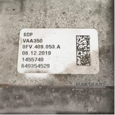Роздавальна коробка трансмісії VAG 0GC DQ381 - маркування роздатки SDP, VAA350, 0FV409053A