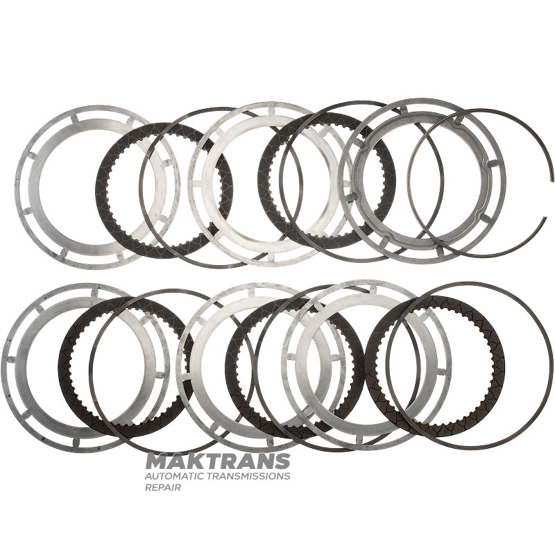 Комплект стальных и фрикционных дисков B Brake FORD 10R140 — LC3Z-7B164-A, LC3Z-7B442-A (5 фрикционных дисков)