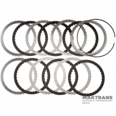 Комплект стальных и фрикционных дисков С Clutch FORD 10R140 LC3Z-7H095-A, LC3Z-7B442-C — 6 фрикционных дисков (общая толщина комплекта 32 мм)
