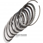 Комплект сталевих та фрикційних дисків З Clutch FORD 10R140 LC3Z-7H095-A, LC3Z-7B442-C — 6 фрикційних дисків (загальна товщина комплекту 32 мм)