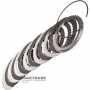 Комплект стальных и фрикционных дисков D Clutch FORD 10R140 LC3Z-7B164-B, LC3Z-7G474-A, LC3P-7P183-AK — 6 фрикционных дисков (общая толщина комплекта 23.35 мм / 27.90 мм)