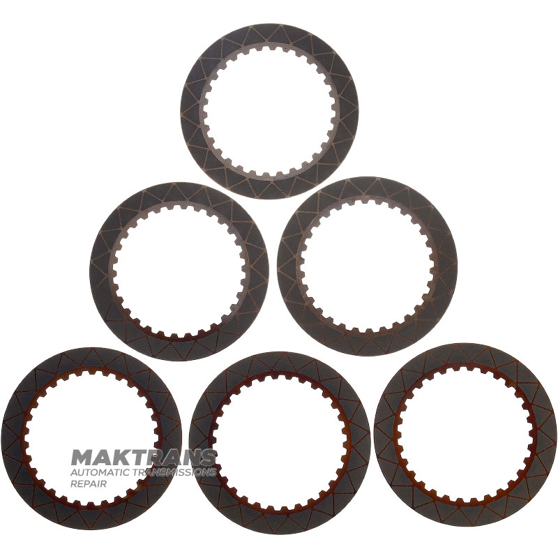 Комплект фрикційних дисків D Clutch FORD 10R140 - LC3Z-7B164-B (6 фрикційних дисків у комплекті)