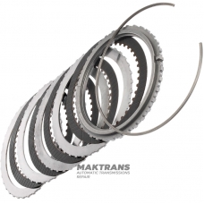 Комплект стальных и фрикционных дисков C3 (1-3-5-6-7) Clutch GM 8L90 24259243, 24271904 — 4 фрикционных диска (общая толщина комплекта 25.50 мм)