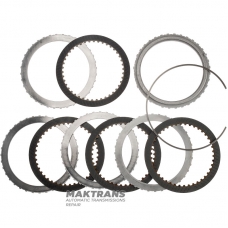 Комплект сталевих та фрикційних дисків C3 (1-3-5-6-7) Clutch GM 8L90 24259243, 24271904 - 4 фрикційні диски (загальна товщина комплекту 25.50 мм)