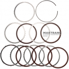 Комплект сталевих та фрикційних дисків B06 Clutch Mercedes-Benz 725.0 AMG, A7252725806, A7252724905, A7252728901 – 5 фрикційних дисків (загальна товщина комплекту 21.20 мм)