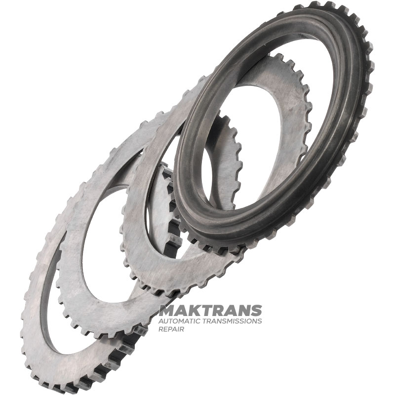 Комплект стальных дисков Reverse Clutch FORD 4R70, 4R75, 4R75W — 2 стальных диска (32 зуба, вн.Ø 99.40 мм, толщина 1.75 мм)