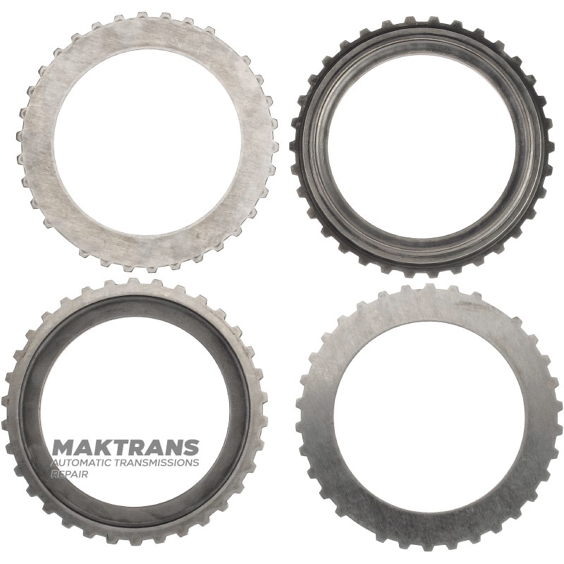 Комплект стальных дисков Reverse Clutch FORD 4R70, 4R75, 4R75W — 2 стальных диска (32 зуба, вн.Ø 99.40 мм, толщина 1.75 мм)
