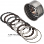 Барабан Overdrive Clutch A4LD, 4R44E, 4R55E, 5R55E, 5R55N, 5R55S, 5R55W 97GT-7L668-AE - барабан з втулкою, 3 фрикційні диски (загальна товщина комплекту 15.55 мм)