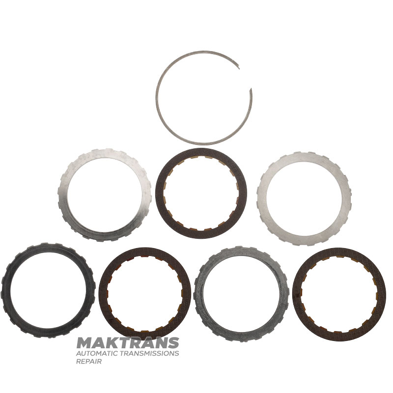 Барабан Overdrive Clutch A4LD, 4R44E, 4R55E, 5R55E, 5R55N, 5R55S, 5R55W 97GT-7L668-AE - барабан з втулкою, 3 фрикційні диски (загальна товщина комплекту 15.55 мм)