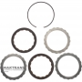 Барабан Overdrive Clutch A4LD, 4R44E, 4R55E, 5R55E, 5R55N, 5R55S, 5R55W FOTZ-7L669-A - барабан з втулкою, 2 фрикційні диски (загальна товщина комплекту 12.10 мм)