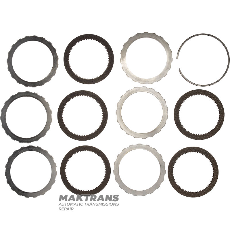 Барабан FORWARD Clutch FORD A4LD, 4R44E, 4R55E, 5R55E, 5R55N, 5R55S, 5R55W 83DT 7A511-DB - маточина з тефлоновими кільцями, 5 фрикційних дисків (загальна