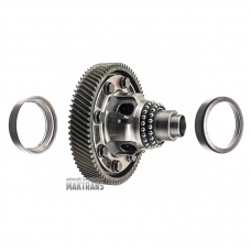 Диференціал 2WD (у зборі) VAG DSG 0GC DQ381 0GC409155 — підшипники із зовнішніми обоймами, (кільцева шестерня 75 зубів, нар.Ø 226.15 мм)